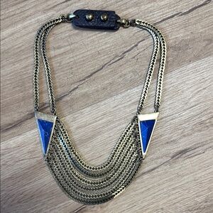 Jenny Bird Stone Frida Collar Necklace EUC